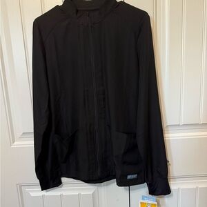 Med Couture Black Zip-Up Jacket